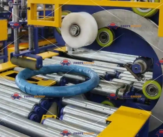automated coil wrapping machine