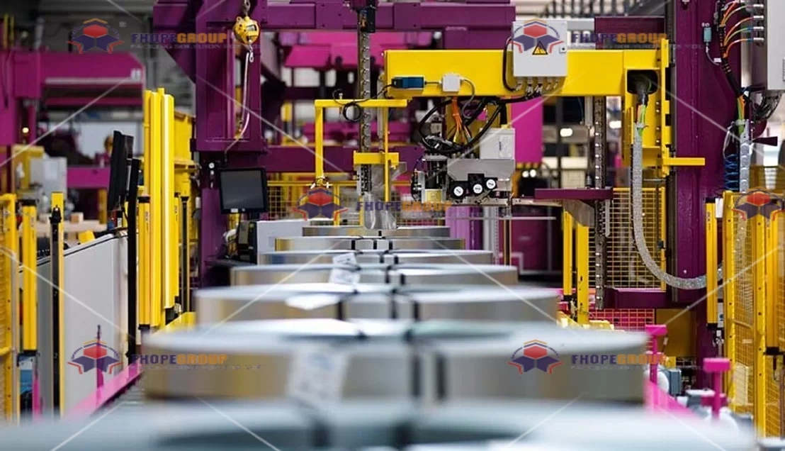 Automated Slit Coil Handling Machine